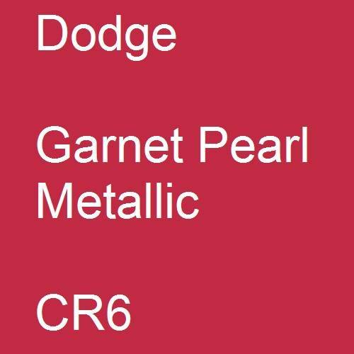 Dodge, Garnet Pearl Metallic, CR6.